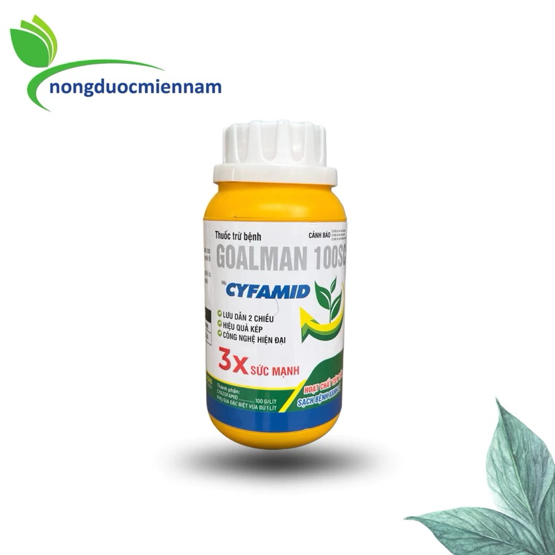Thuốc trừ bệnh GOALMAN 100SC chai 240ml - Diet Nấm bệnh hiệu quả - An toàn cho bông và trái non