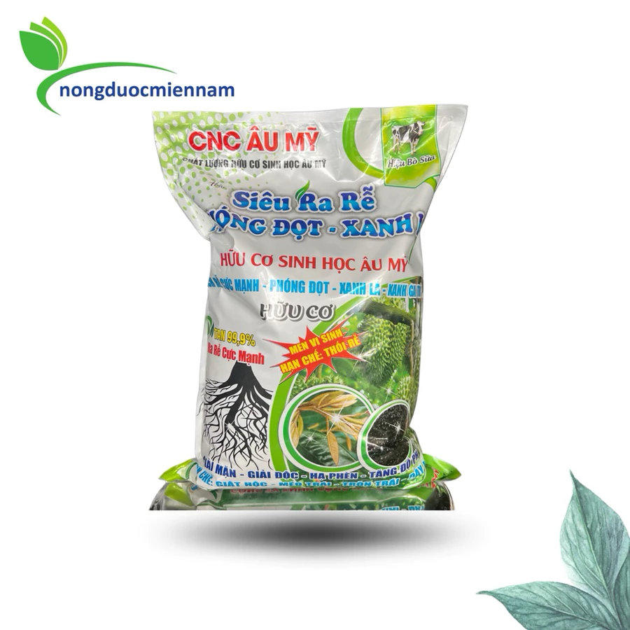 Phân Hữu Cơ VINFER 04 (5kg) – Siêu Phóng Đọt, Mập Đọt, Xanh Lá - Hiệu Bò Sữa - hoàn toàn hữu cơ, an toàn cho đất.