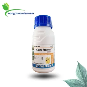 Thuốc trừ bệnh GONE SUPER 350EC (240ml) 3 hoạt chất chuyên nhiều loại nấm bệnh rỉ sắt thán thư, lem lép, lúa, tảo đỏ