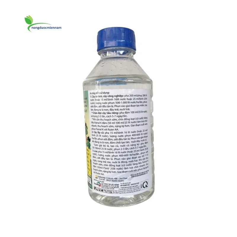 Hướng dẫn sử dụng phân bón Fainal K 89