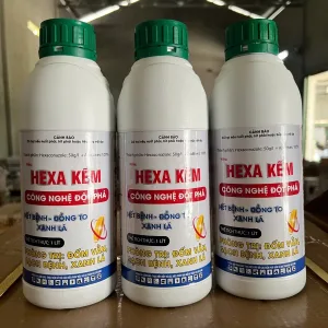 Alternative view of Thuốc trừ bệnh MEKONGVIL 5SC - HEXA KẼM chai 1Lít - Đánh bay vết bệnh trên trái, bông, lá, ngăn chặn đốm vằn, lem lép