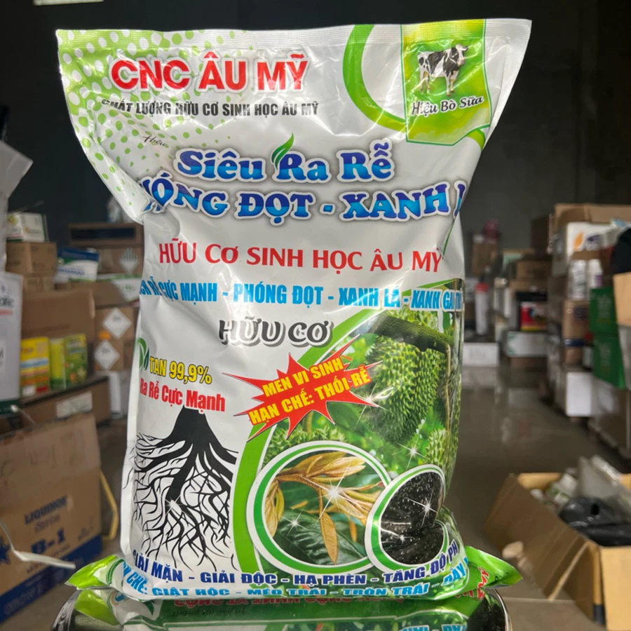 Phân Hữu Cơ VINFER 04 (5kg) – Siêu Phóng Đọt, Mập Đọt, Xanh Lá - Hiệu Bò Sữa - hoàn toàn hữu cơ, an toàn cho đất. - Ảnh 7