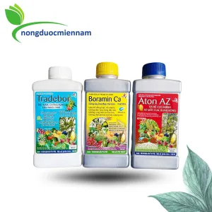 BỘ 3 DƯỠNG CÂY KHỎE LÁ | Tradebor + Boramin Ca + Aton AZ |