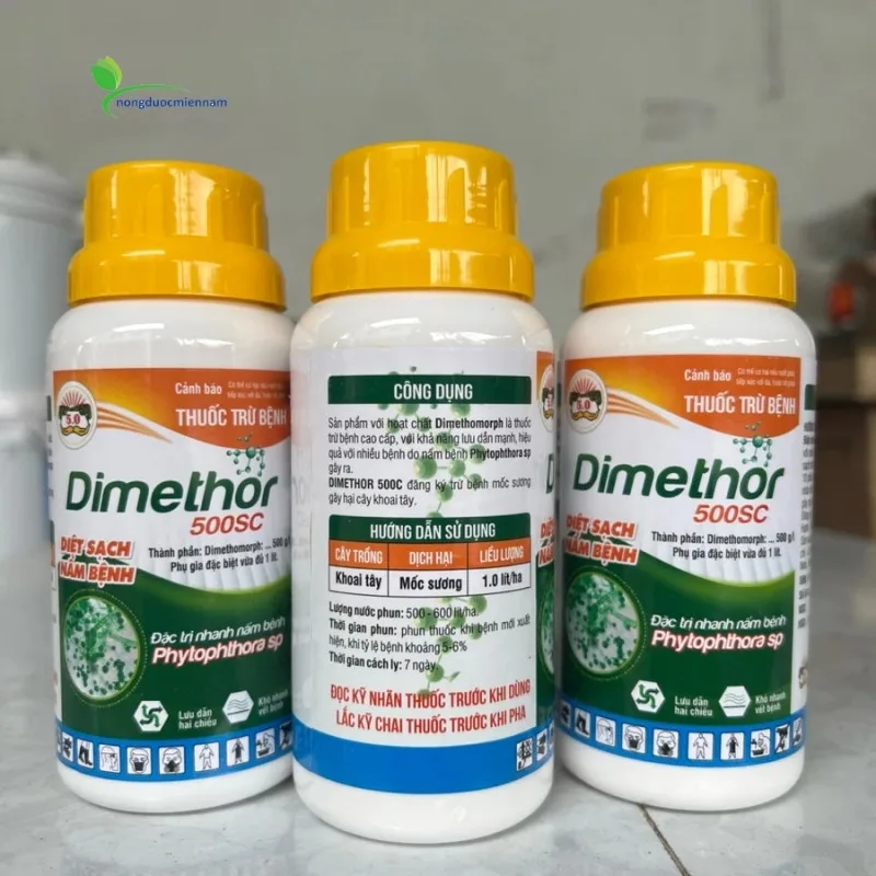 Công dụng Thuốc trừ nấm bệnh DIMETHOR 500SC