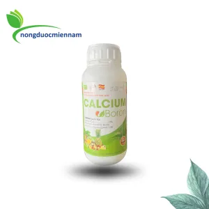Phân bón lá Calcium Boron chai 500ml (Canxi 12% nước trong) - Xuất xứ Tây Ban Nha, nước trong không gây bệt trái. Giúp liền vết nứt cuống, nứt gai, gân da trái