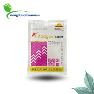 Thuốc trừ sâu 2 hoạt chất ABAGENT 500WP Mekosilt gói 100gram (có van thoát khí) - Chuyên trị rầy xanh, sâu đục trái, sâu tơ
