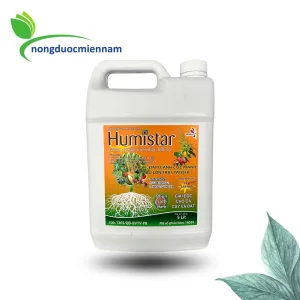 Phân bón lá Kali Sinh Học Humistar 5 lít - Nâng pH Đất - Cây Khỏe - Ra Rễ   Ra Rễ - Đâm Cành - Trái Lớn - Tai Đẹp - Nhập khẩu Tây Ban Nha - chiết xuất từ American Leonardite