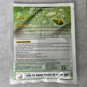 Alternative view of Phân bón trung lượng LIFEMAX – ST3 (GK GREEN LEAF) - Nở lá nhanh – bản lá to đều – lá xanh dày, cây khỏe.