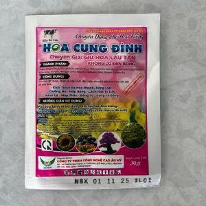 Alternative view of Phân bón lá HOA CUNG ĐÌNH (30gr) – Chuyên giữ hoa lâu tàn, ra hoa đồng loạt