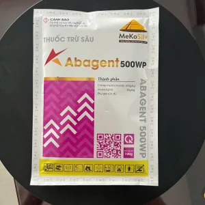 Alternative view of Thuốc trừ sâu 2 hoạt chất ABAGENT 500WP Mekosilt gói 100gram (có van thoát khí) - Chuyên trị rầy xanh, sâu đục trái, sâu tơ