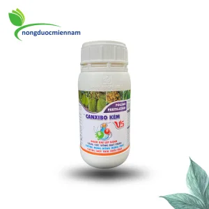 CANXIBO KẼM -V5- AGROGEL CALBO ZINC (500ml)  Phân bón hữu cơ giàu dưỡng  chất toàn diện tăng sức sống và bền bỏ cho cây.