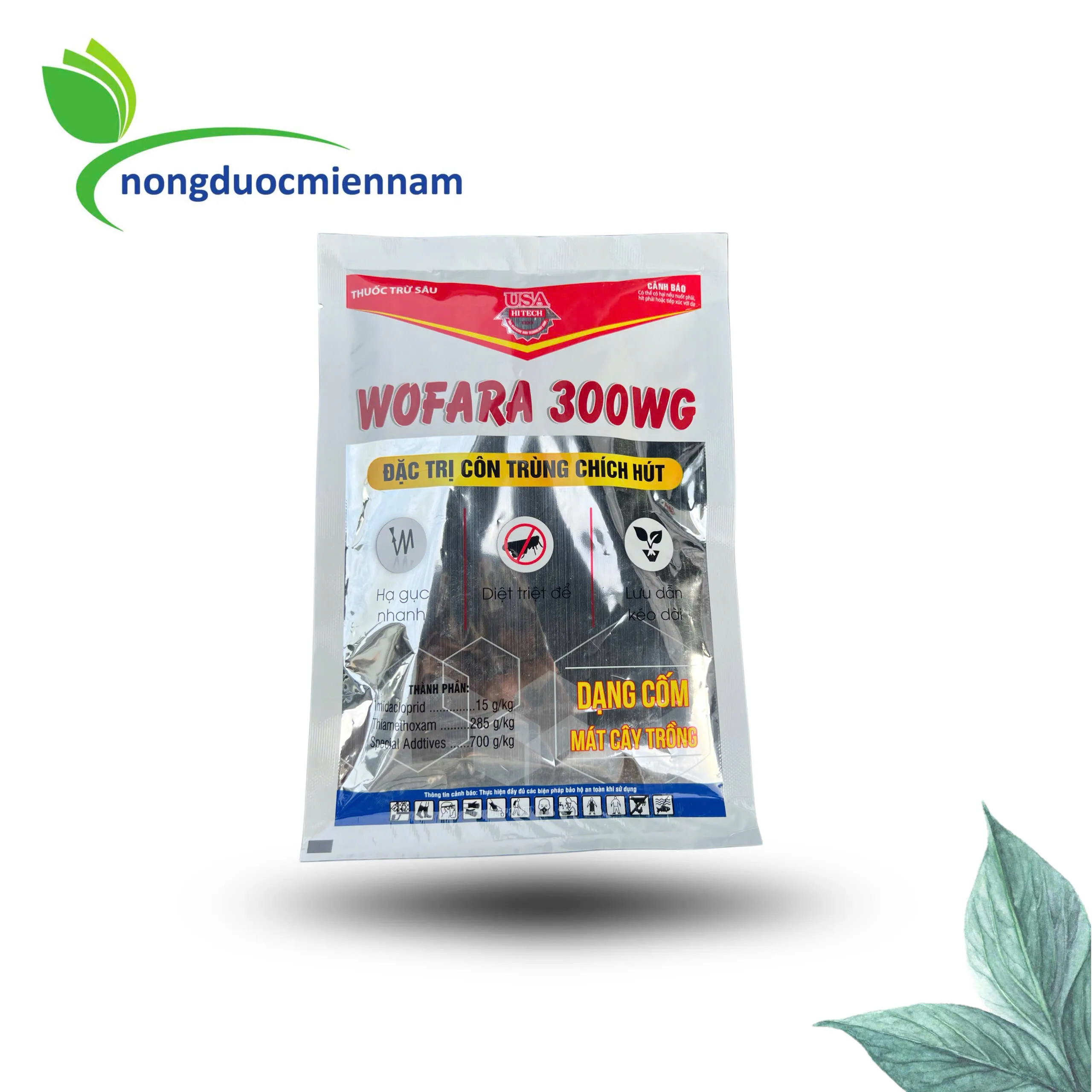 Thuốc trừ sâu WOFARA 300WG- Đặc trị loài chích hút, dạng cốm điều hòa mát mẻ cho cây trồng.