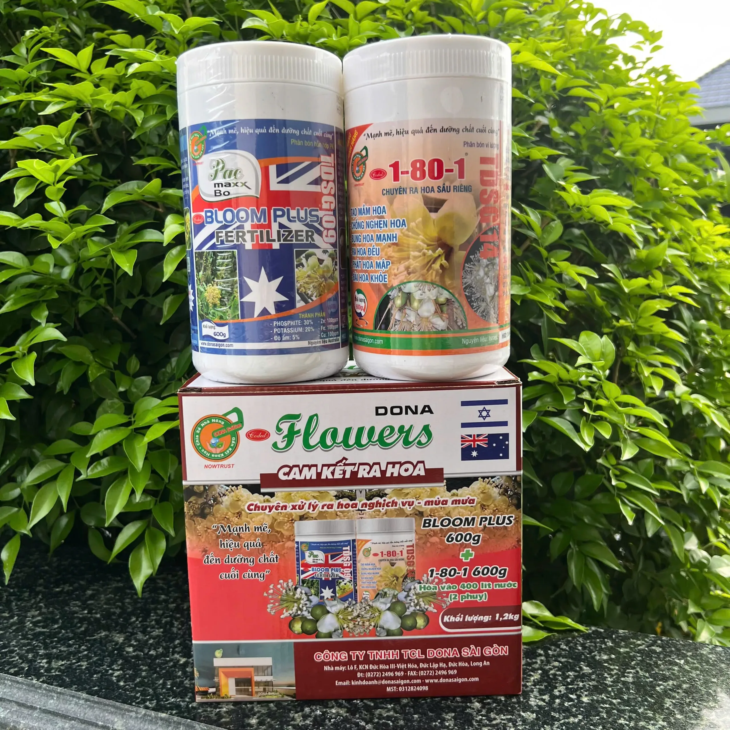 Cặp phân bón DONA FLOWERS- Chuyên xử lý ra hoa nghịch vụ- mùa mưa | 1,2KG - Ảnh 2