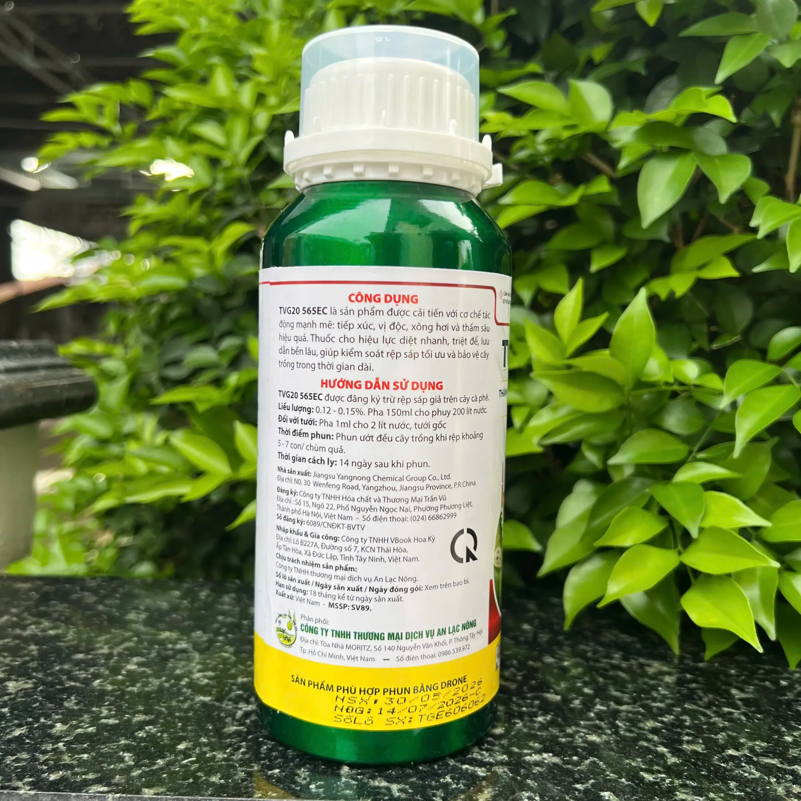 Thuốc trừ sâu TVG 20 565EC (450ml) - Sạch rệp sáp, rầy xanh, sâu vẽ bùa, sâu tơ - Ảnh 3