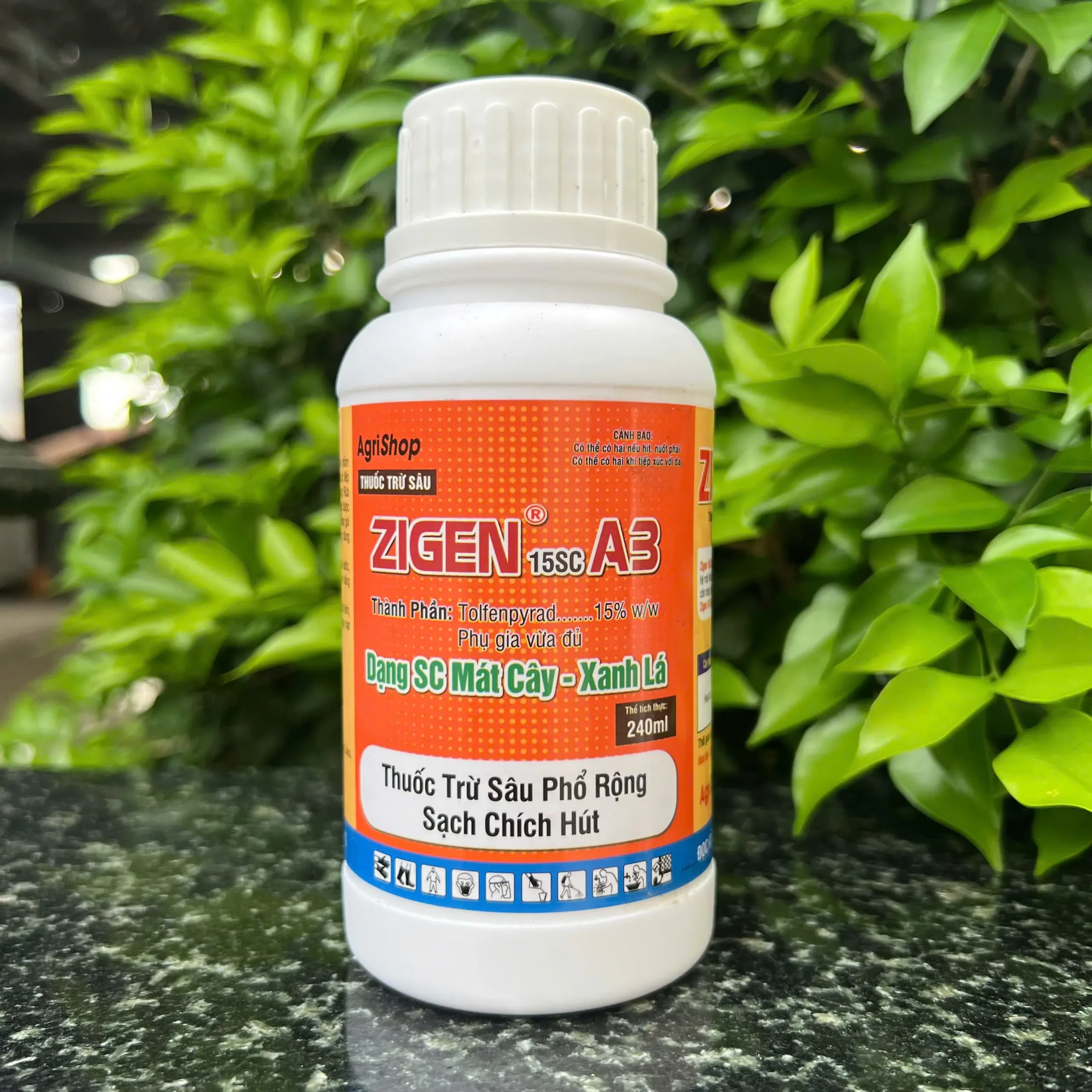 Thuốc trừ sâu Zigen 15SC -A3 Mát cây - Xanh lá - Sạch chích hút | Chai 240ml - Ảnh 3