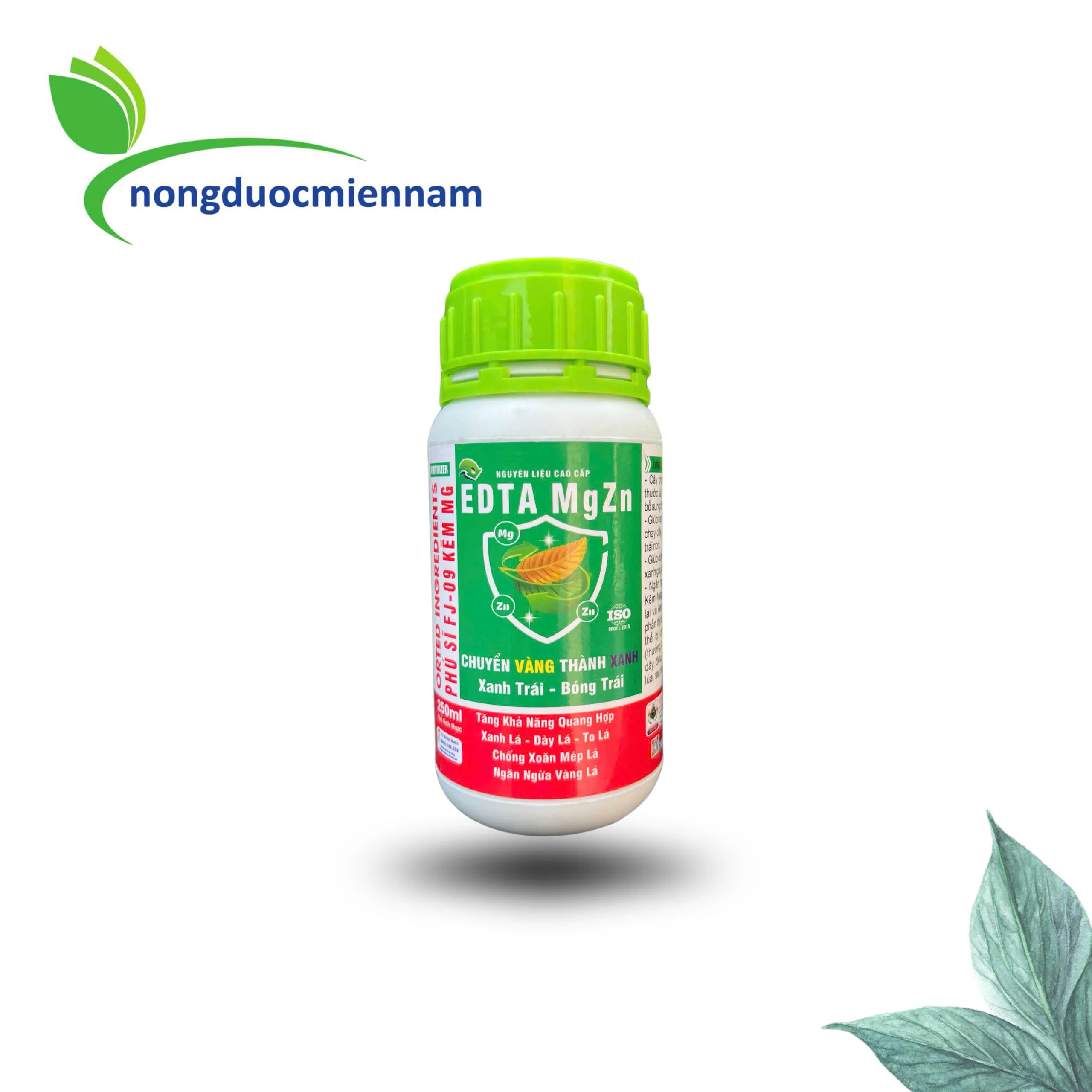 Phân bón lá EDTA MG + ZN -EDTA MAGIE KẼM (250ml) Dạng sữa - bổ sung tổ hợp nguyên liệu dinh dưỡng thiết yếu cho cây tức thời. Chai 250ml