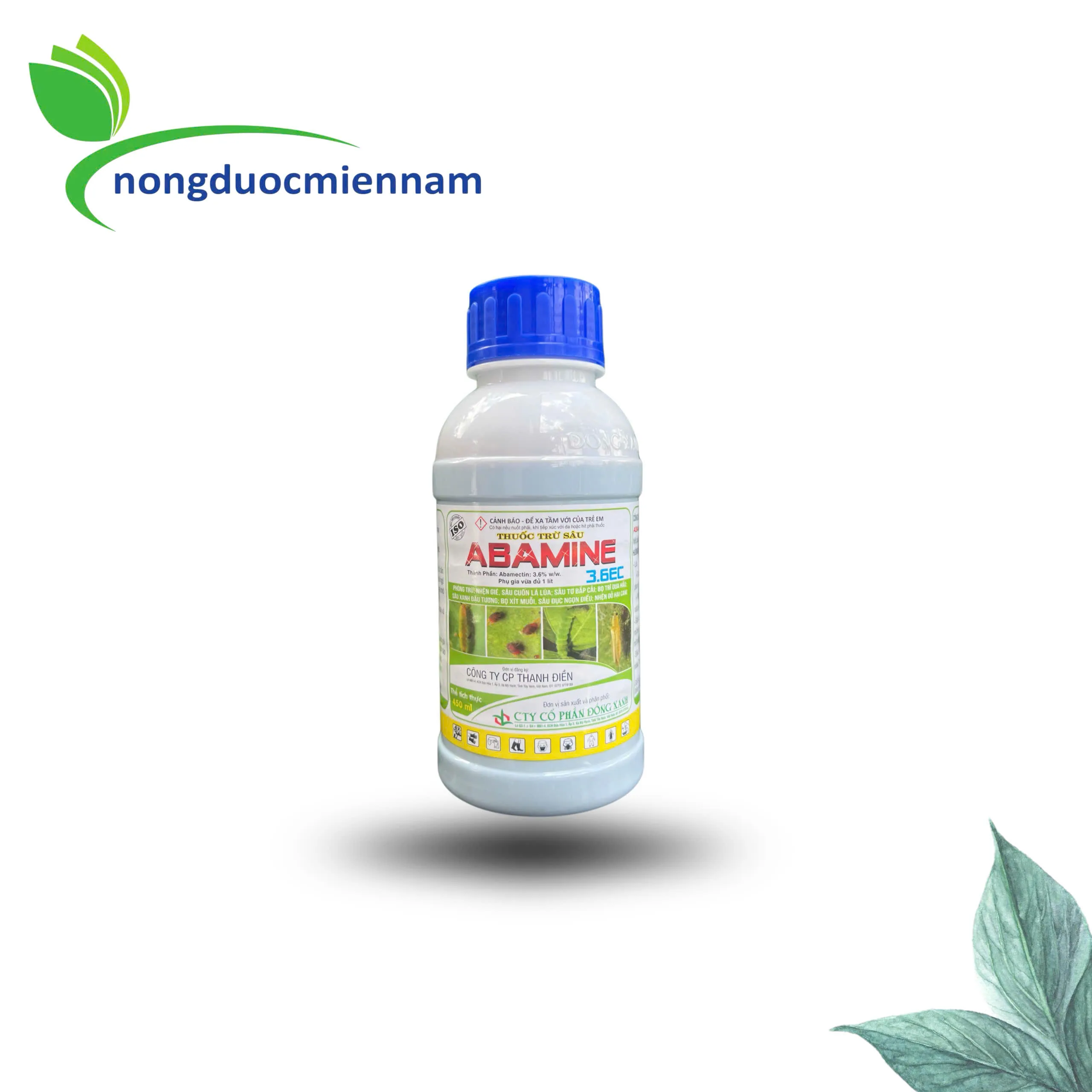 ABAMINE 3.6EC (nước đục) - thuốc trừ sâu sinh học Diệt trừ sâu xanh, sâu tơ, ốc sên
