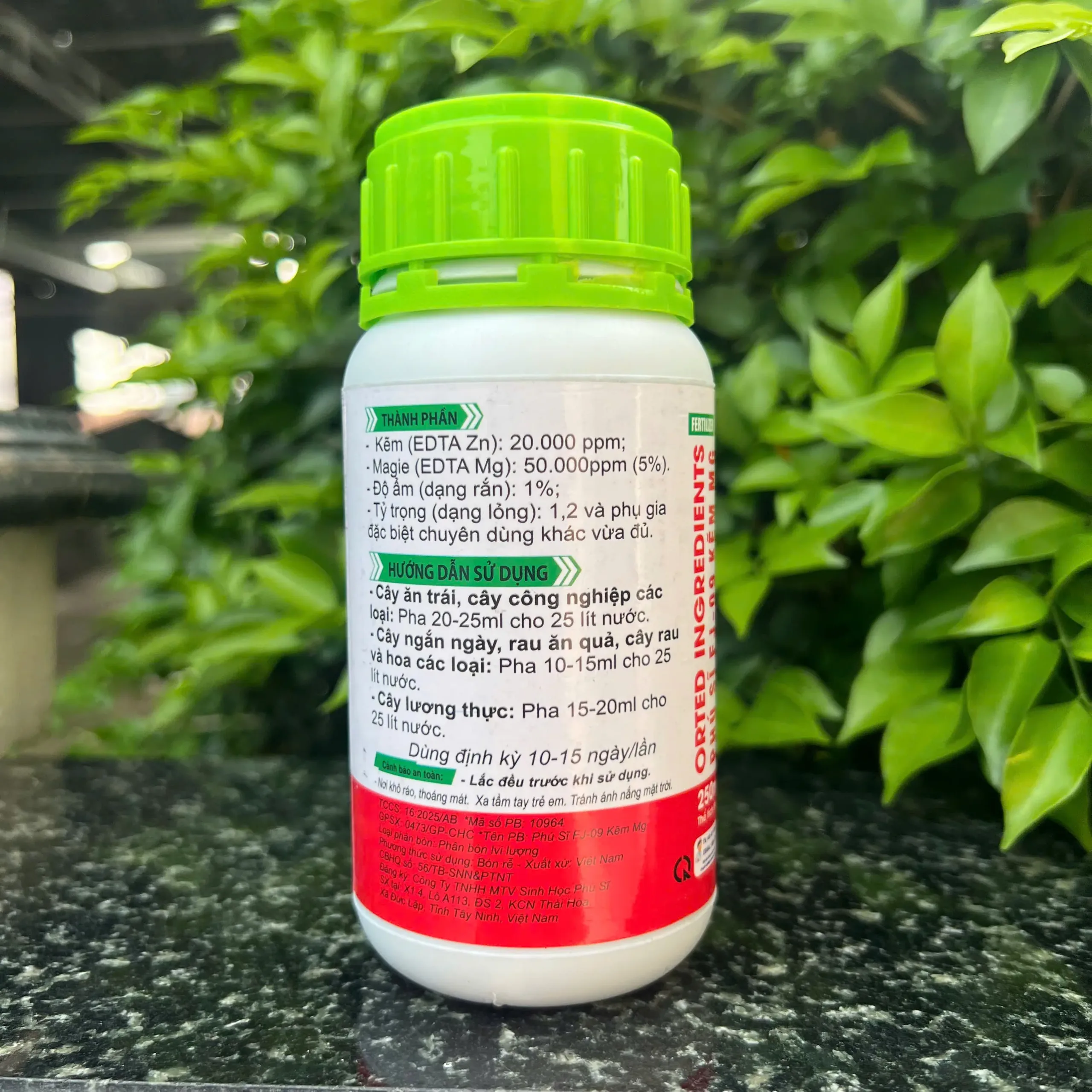 Phân bón lá EDTA MG + ZN -EDTA MAGIE KẼM (250ml) Dạng sữa - bổ sung tổ hợp nguyên liệu dinh dưỡng thiết yếu cho cây tức thời. Chai 250ml - Ảnh 2