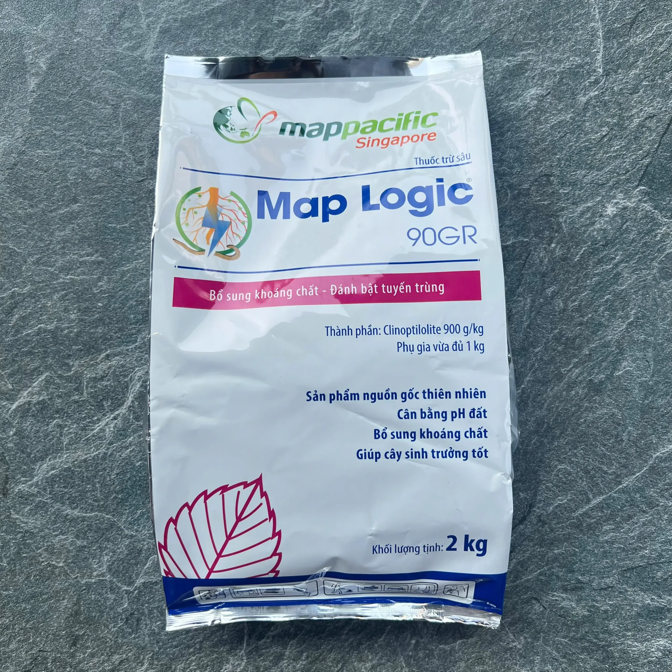 Map Logic 90WP Gói 2KG- Thuốc Đặc Trị Tuyến Trùng - Clinoptilolite - Map Pacific - Ảnh 2