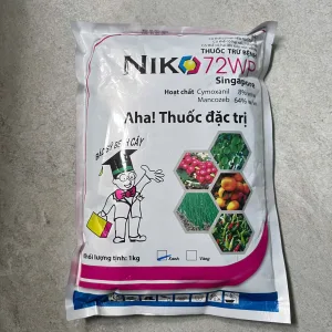 Alternative view of Thuốc trừ bệnh Niko 72WP 1KG - Phòng trừ thán thư, đốm ghẻ, vàng lá (Bột xanh)