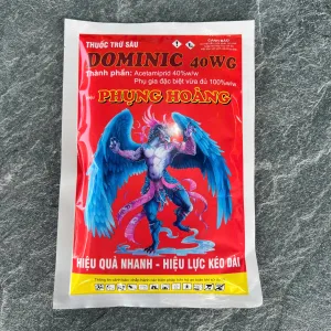 Alternative view of Dominic 40WG Hiệu Phụng Hoàng nhãn đỏ phòng trừ rệp muội, chích hút, gói 100gr